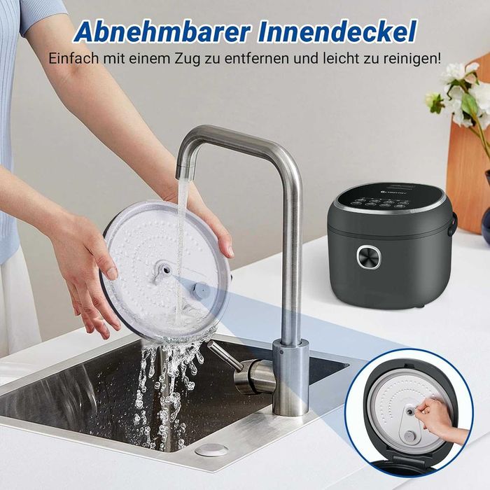 Уред за готвене на ориз AMZCHEF Rice Cooker 4L,Гаранция