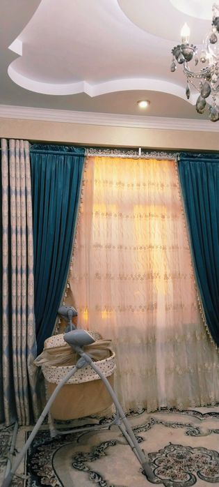 Янги парда 1 йил хам булгани йук тикилиб илинганига