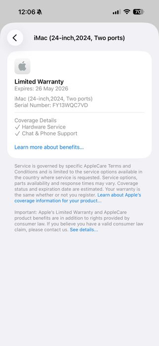 НОВ! iMac 24’’ M4 Лизинг от 52€ /мес 10C/10C, 16GB/256GB Blue ГАРАНЦИЯ