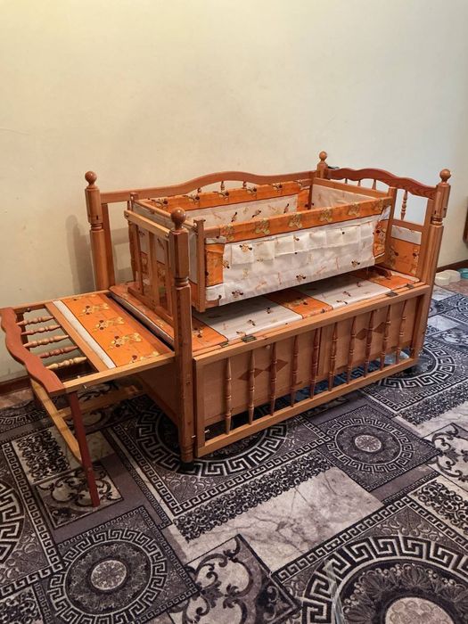 Детская кроватка трансформер, манеж