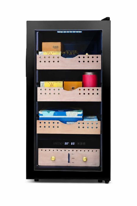 Humidor profesional trabucuri ZS-A86X, 680+ trabucuri, 76L – nou