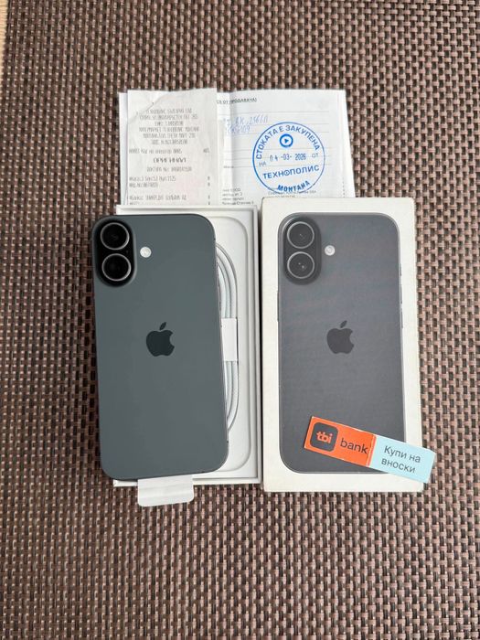 КАТО НОВ! *ЛИЗИНГ* iPhone 17 Black 256Gb 24М ГАРАНЦИЯ