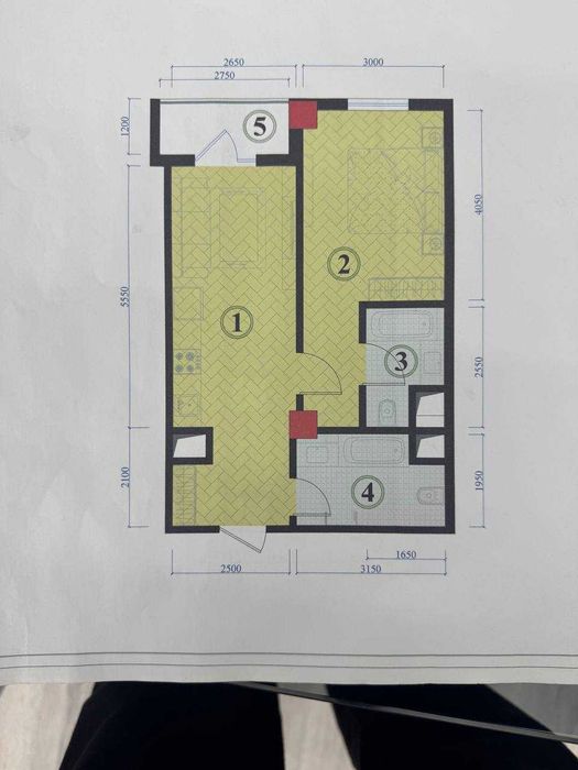 Срочно Продается Квартира 2/14/16 60м2 на ЖК «BETTER BEST» Рохат