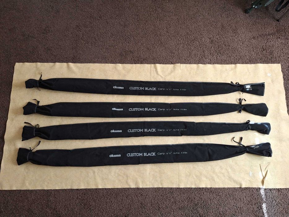 Set 4 Lansete Okuma Custom Black 3.60m/3.5lb