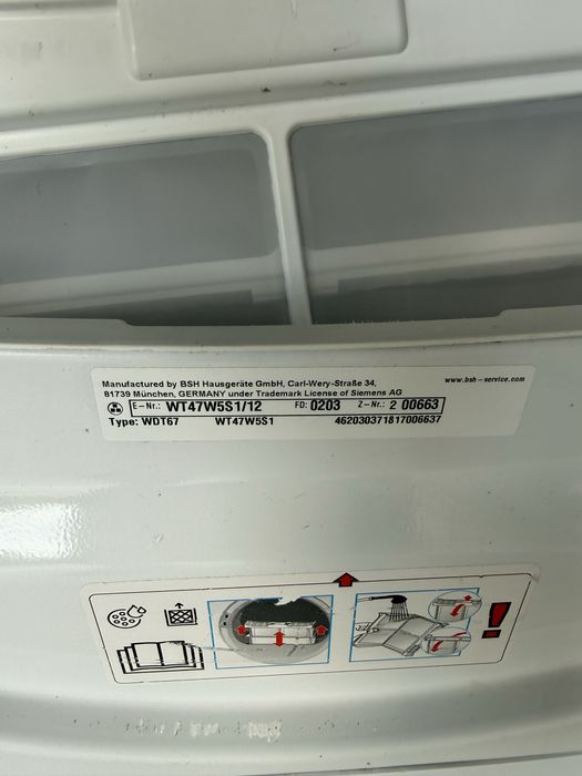 Сушилня SIEMENS IQ700 A+++