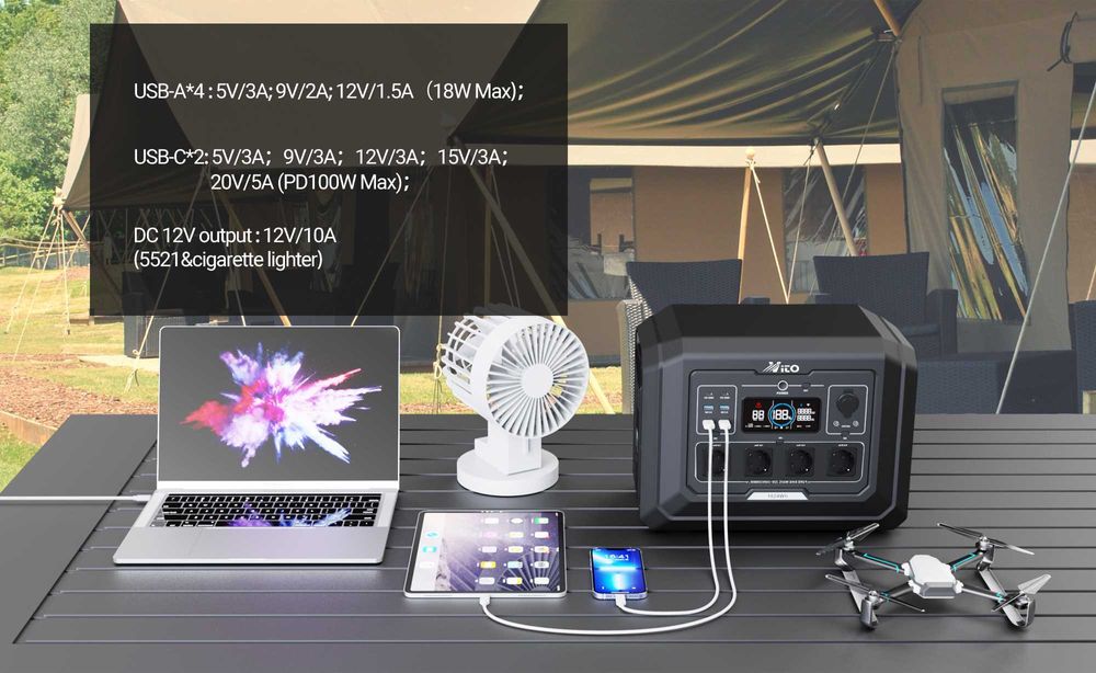 2000W Генератор за ток без гориво VITO S1 Power Station