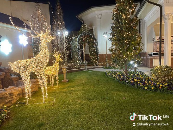 Новогодние оформление изготовление фигурок светодиодные