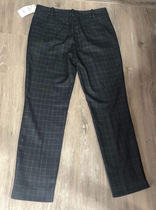 Pantaloni noi Zara mărime M pantaloni cu carouri pantaloni dungi Zara