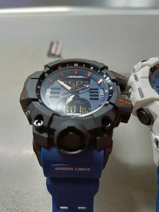 Мъжки спортен часовник Sanda - Черен