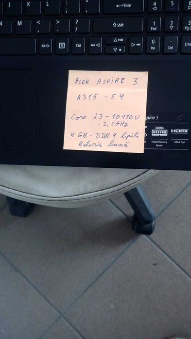 dezmembrez laptop acer aspire A315-54
