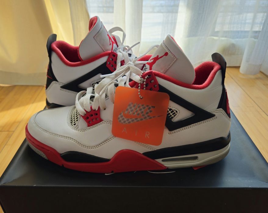 Jordan 4 fire red 46 EU 2020 cu factura si legit check
