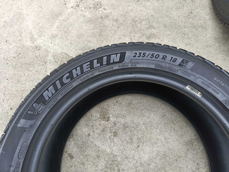 Set 4 anvelope de iarna 235 50 18 michelin pilot alpin 5 profil 7,8 mm