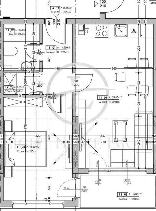 Продава се Двустаен апартамент в Пловдив, Кършияка - 72 кв.м за 1407 €/кв.м - Снимка #3