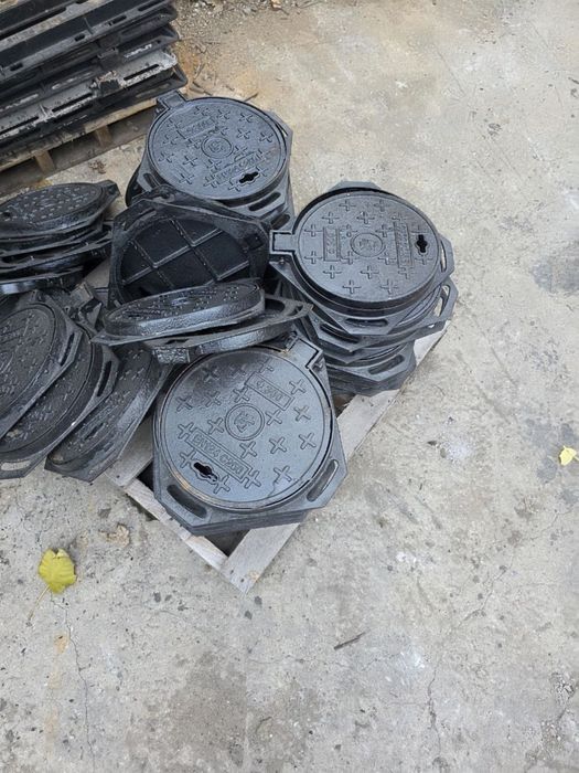 Люк чугунный колодец крышка Arzon