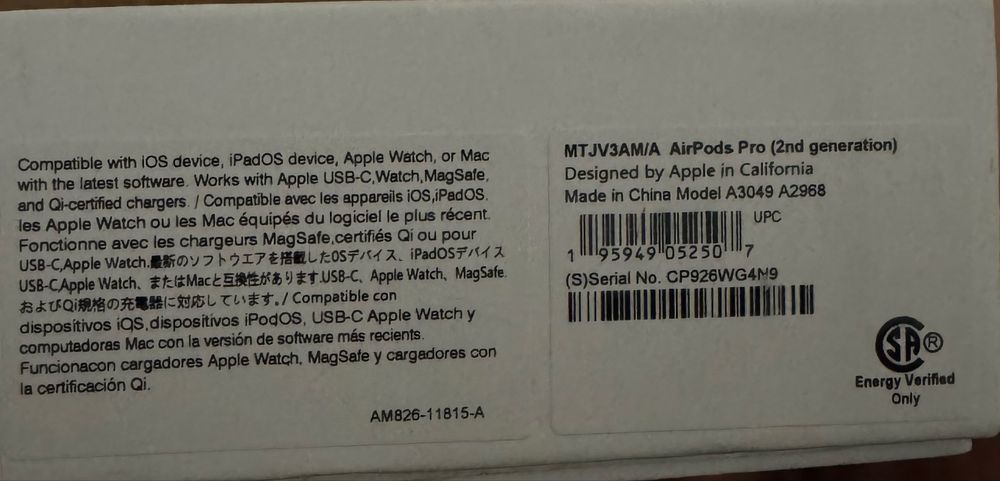 Airpods pro 2 от СА