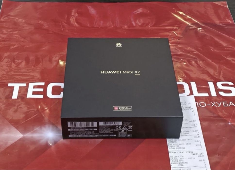 КАТО НОВ 512GB Huawei MATE X7 Гаранция Технополис 2028 Black | Черен