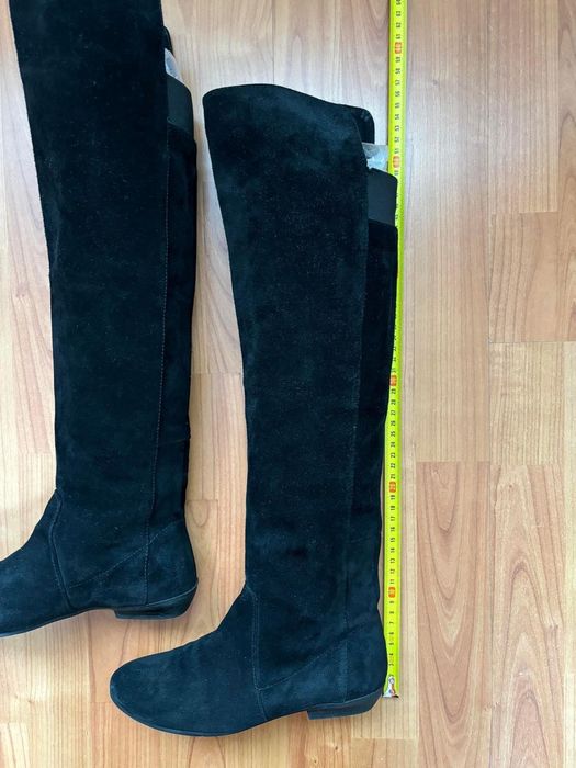 Cizme Nine West, piele intoarsa