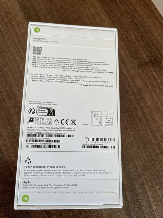 Iphone 17 pro 512 gb