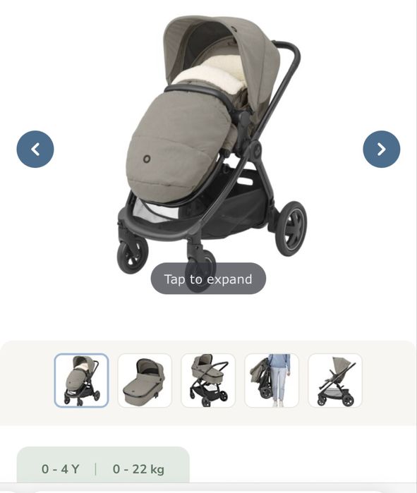 Бебешка количка Maxi -cosi Adorra Luxe -зимен и летен кош