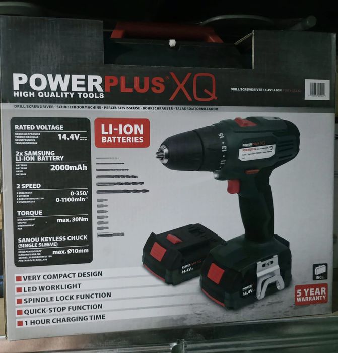 Mașină de găurit și înșurubat PowerPlus XQ5232