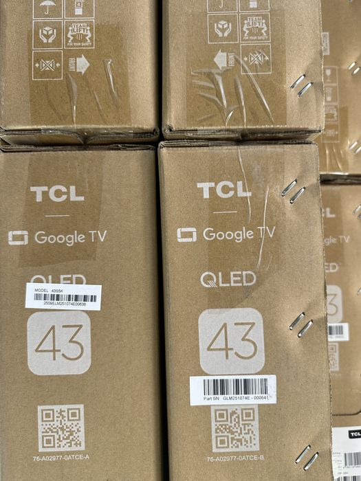 Телевизор TCL 43’ Google TV QLED, 2к FHD, Dolby Audio с доставкой!