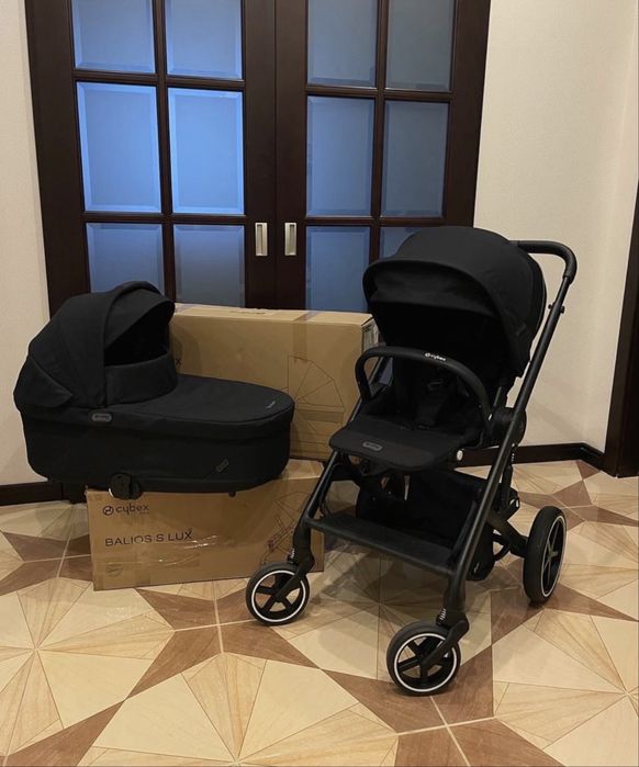 Бебешка количка Cybex Balios S Lux 2024 + зимен чувал + поставка за чаша