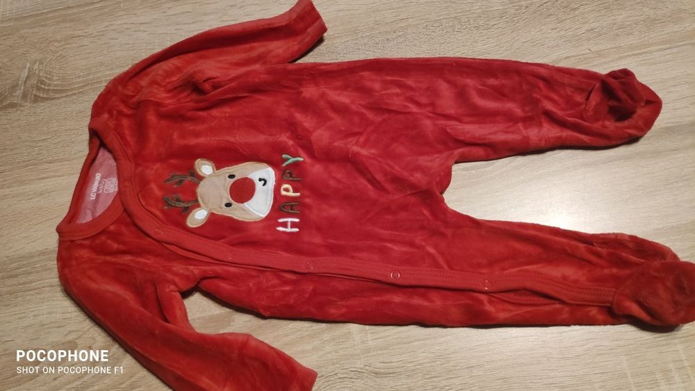 Коледни дрешки за момченце 2-4м