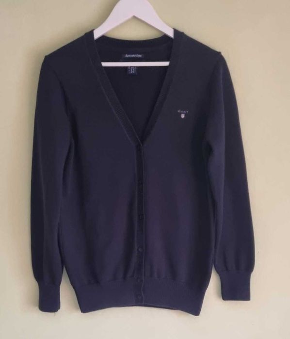 Cardigan GANT, marimea 44, potrivit L-XL, bumbac 100%