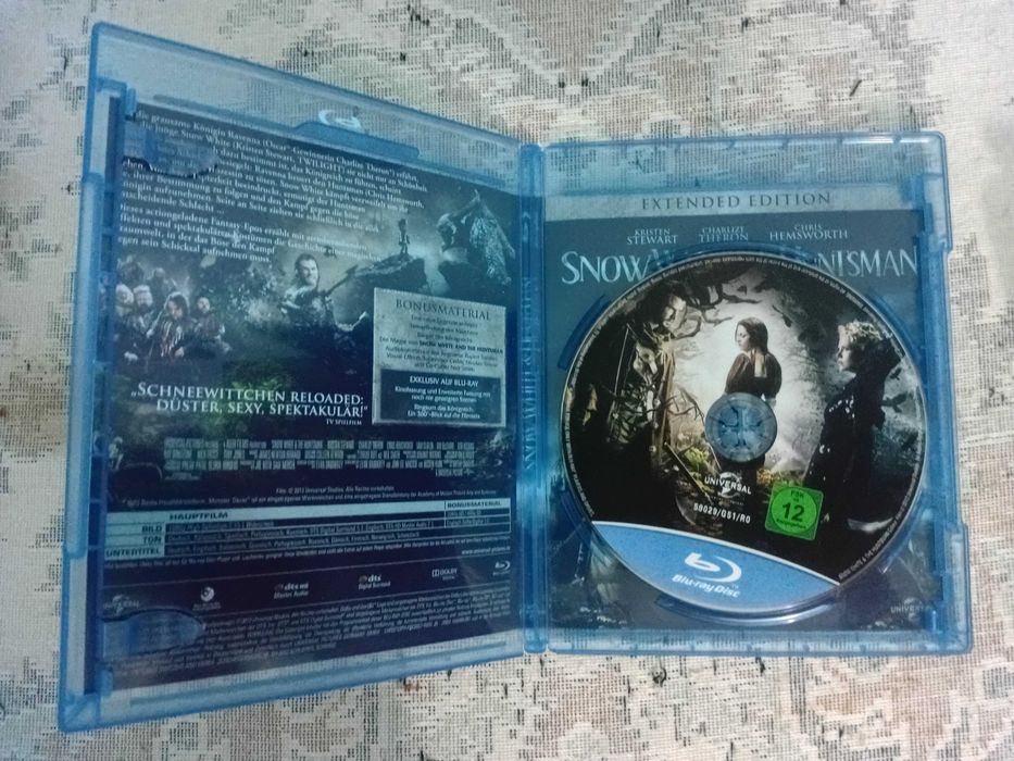 Film Snow White & the Huntsman - Extended Edition, blu ray