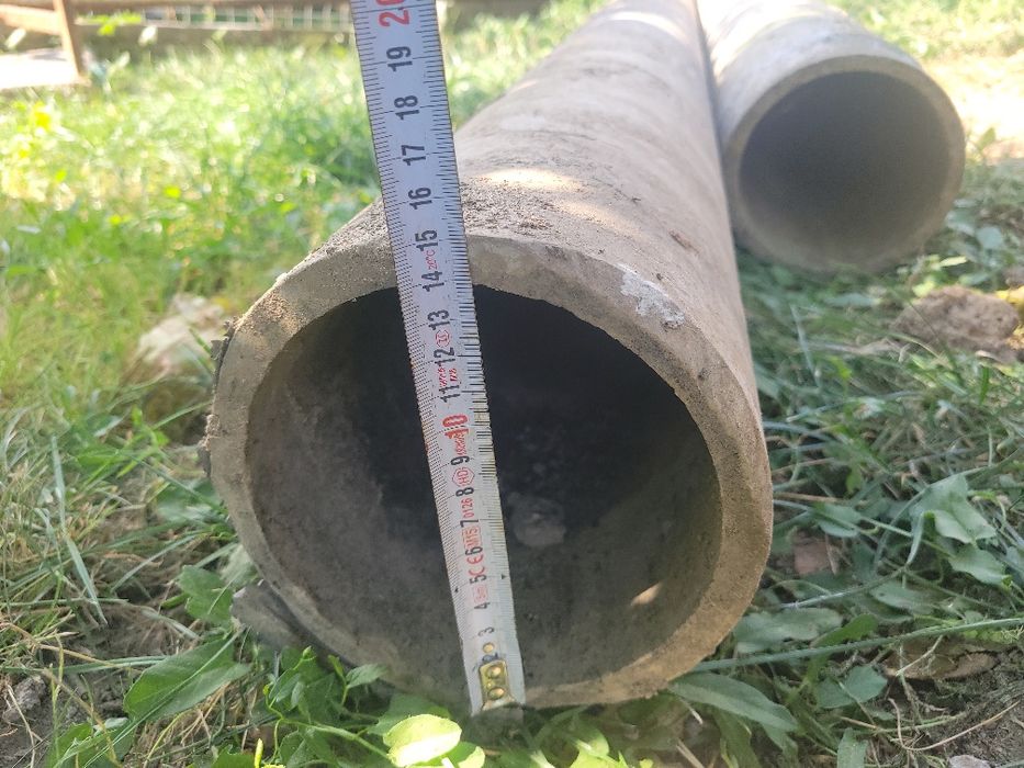Tub azbociment  pentru cosuri de fum