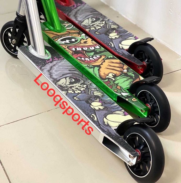 Трюковой самокат с титановыми дисками