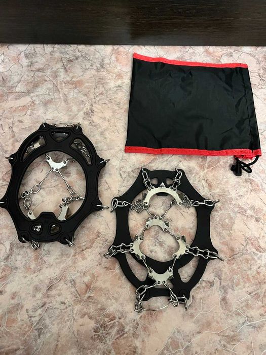 Ледоступы (кошки), треккиноговые палки