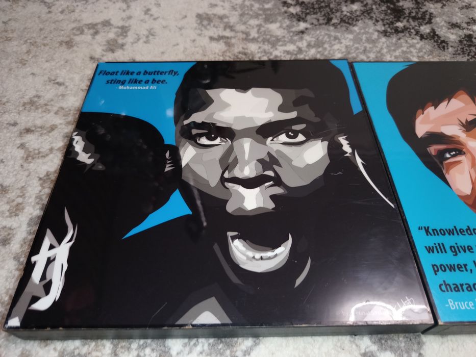 Printuri Muhammad Ali & Bruce Lee