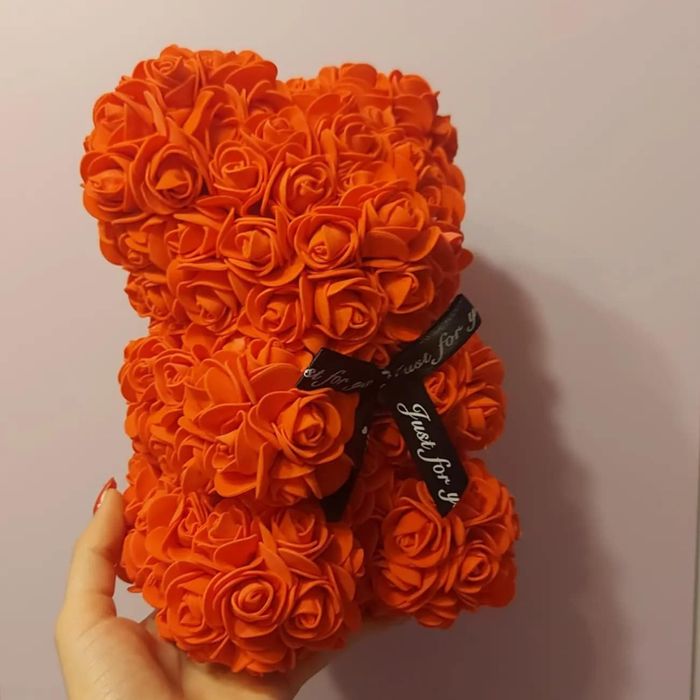 Мече и зайче от рози