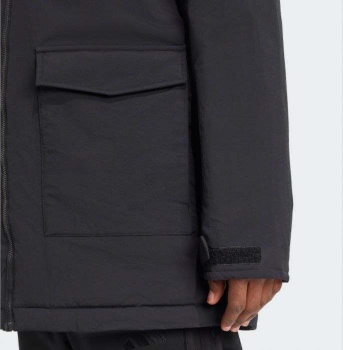 Парка зима черный