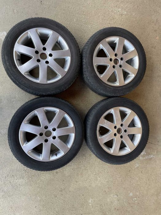 Jante aliaj cu cauciucuri 205/55 R16 (Audi)
