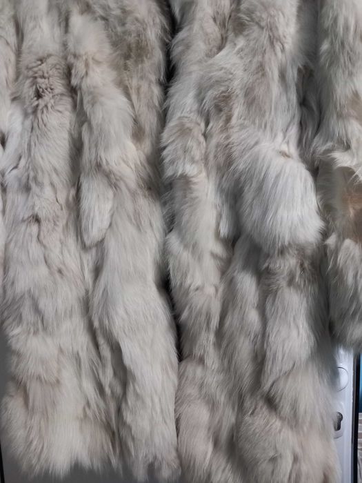Кожух от сребърна лисица