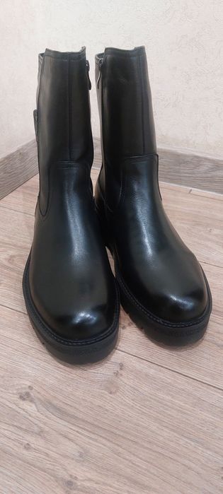 Новые зимние сапоги мужские Baskani, 42 размер, натуральный мех и нату