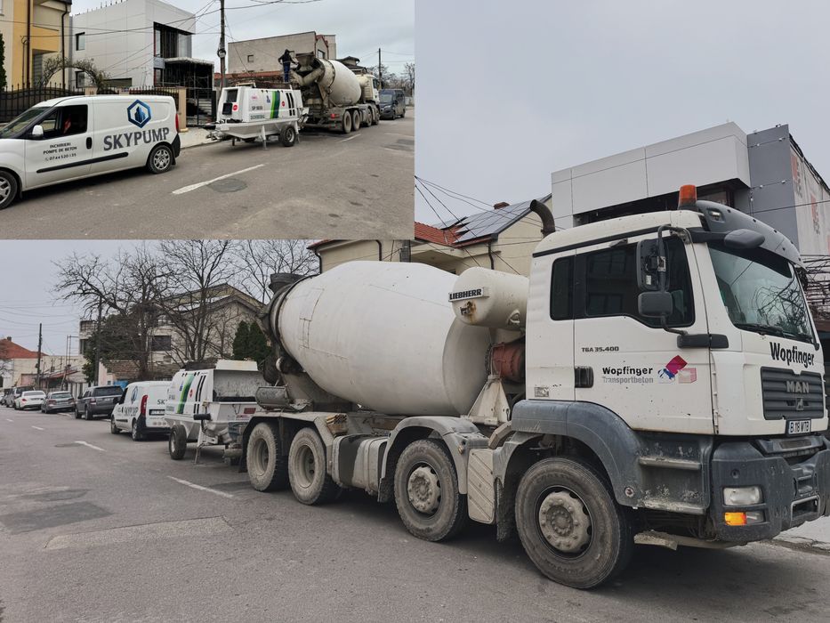 De inchiriat pompa de beton Schwing SP-1800D.