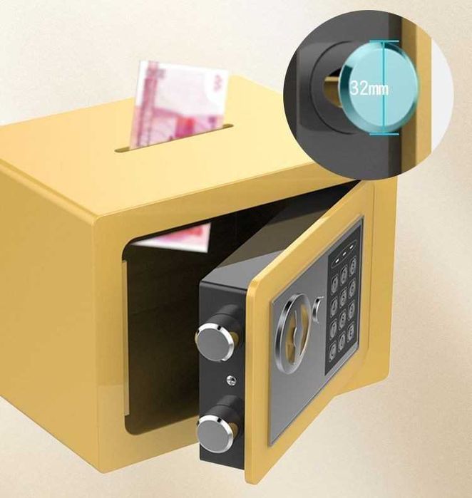 Smart seyf – WiFi сейф с отпечатком пальца, пароль+ключ, сигнализация