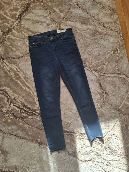 Lot 2 perechi blugi dama, elastici, talie inalta