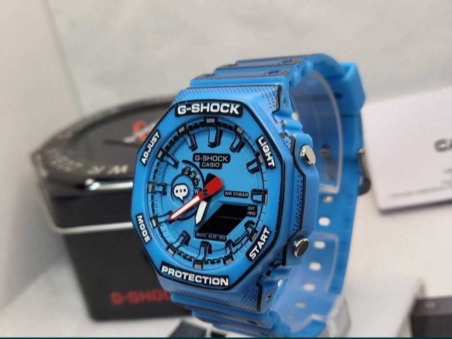 Ceas Casio g shock Manga THEME GA2100 MNG. Blue, Nou,Garantie 2 ani