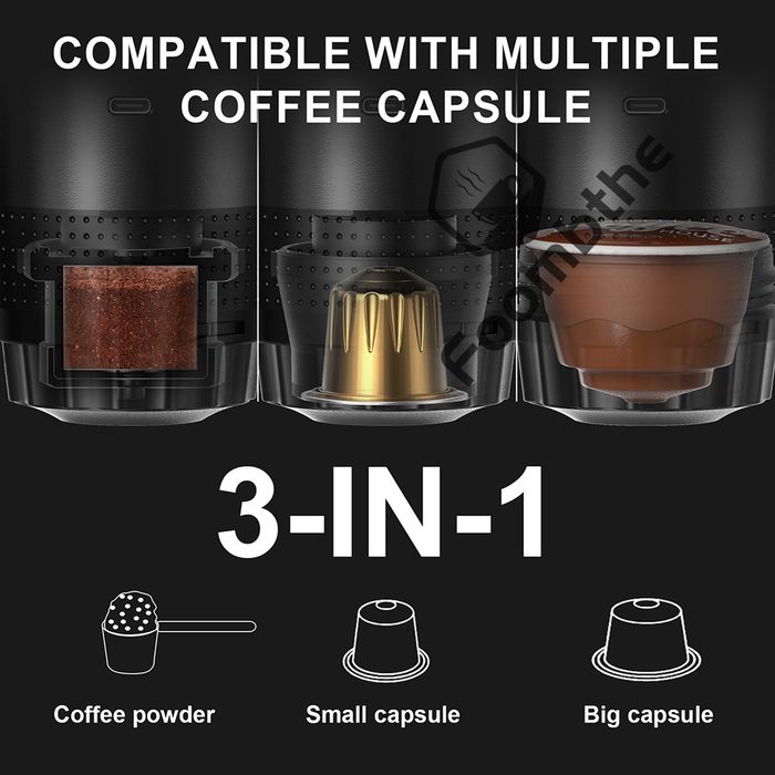 Преносима еспресо кафемашина. Dolce Gusto, Nespresso или мляно кафе.