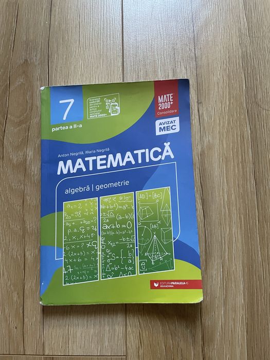 Culegere de matematica clasa a 7 a algebra/geometrie