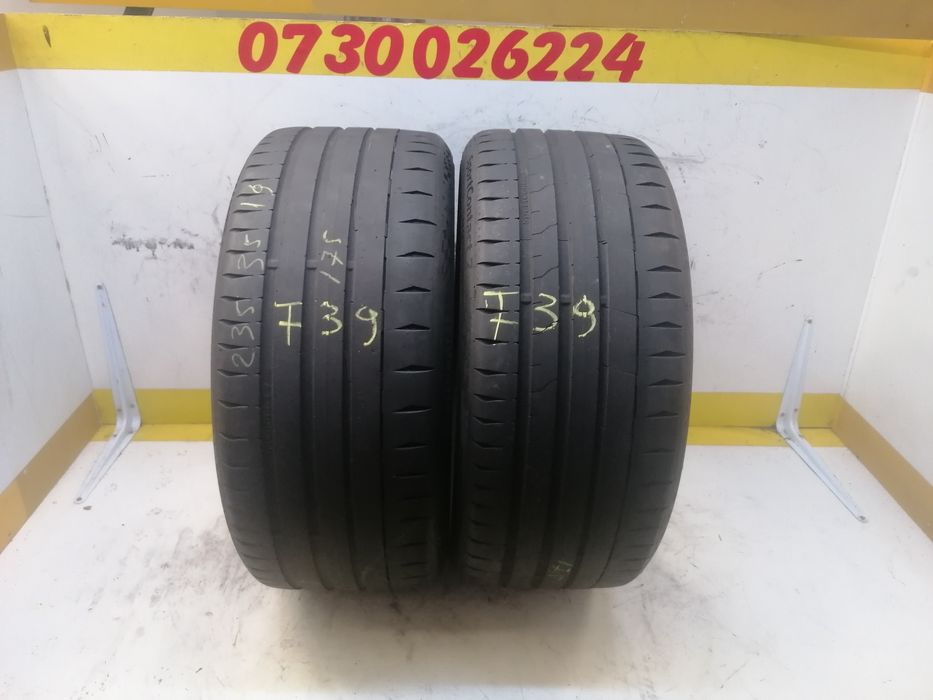 235/35/19. 2*Continental vara XL. Dot 1122.  4,,91mm