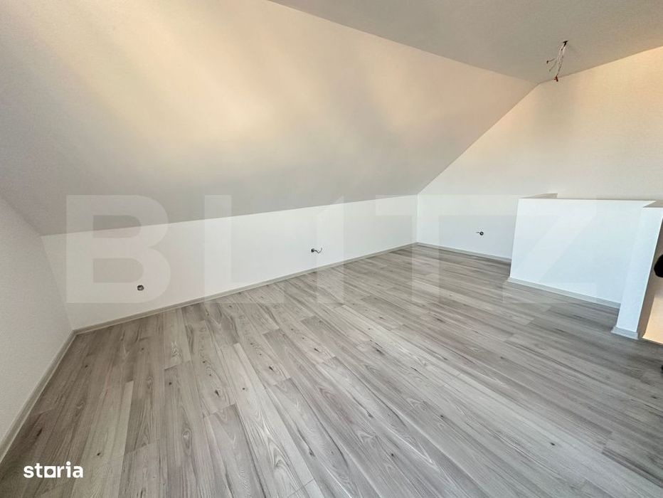 Duplex nou, 54 mp, scara interioara, centrala proprie – Micro 5, Hun