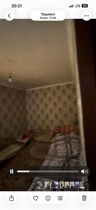 Сотилади Чилонзор 20 а квартал 2 хонали кирпич балкон 2×6