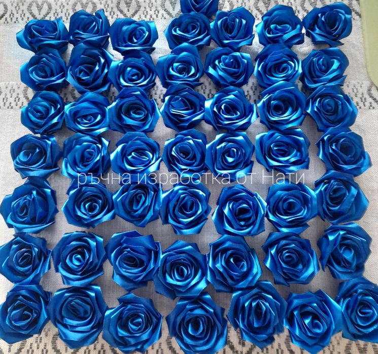 Сатенени рози за вашите проекти