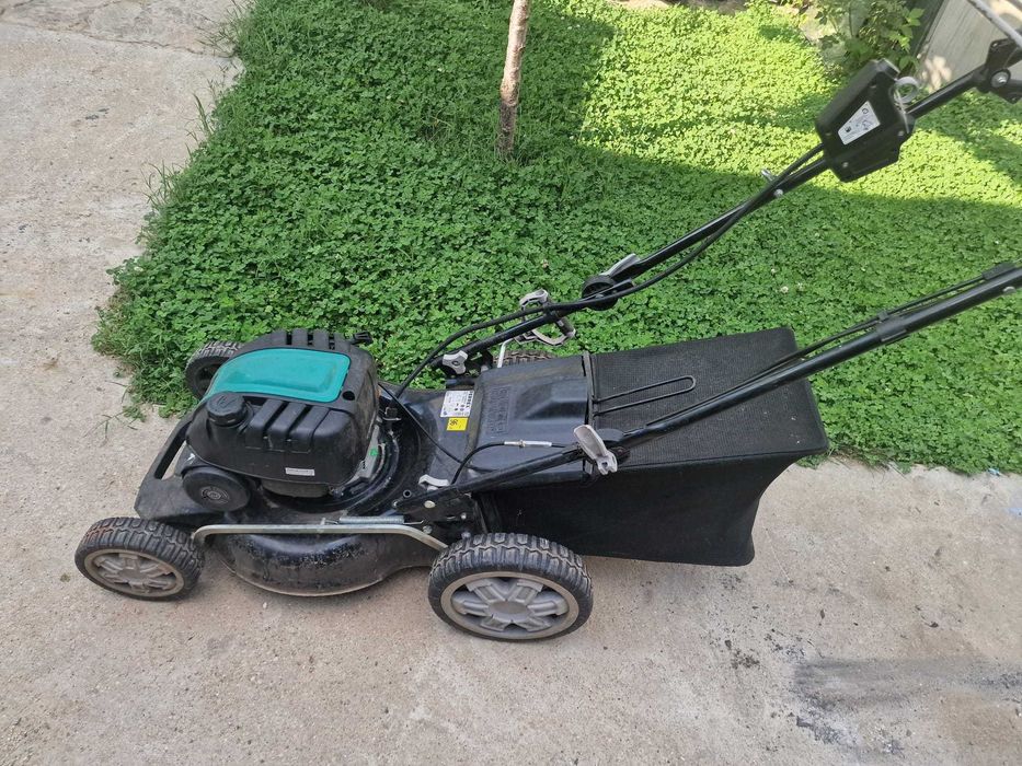 Masina de tuns iarba gazon FERREX cu TRACTIUN si COS pe benzina TOPPP
