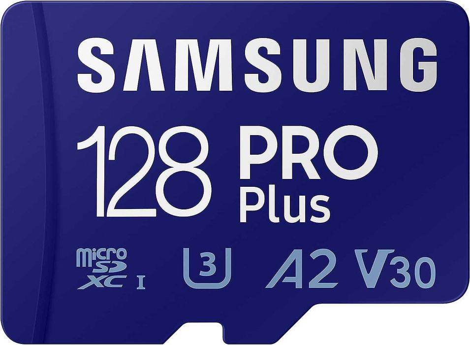 Samsung PRO Plus 128GB microSD, 160MB/s | Доставка  [Оригинал США]
